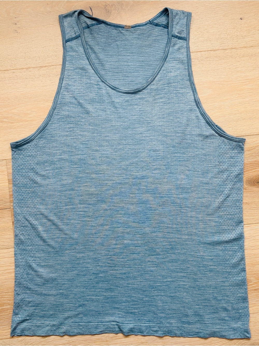 ulemon Metal Vent Tech Tank Top Men’s Blue Athletic Training Sleeveless Sz L*D17